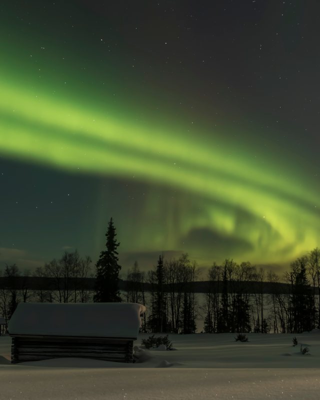Photo from Pallas Yllastunturi, Finland, shared by missaventure: Our first, but not the last  Northern light in finish Lapland, chasing in winter without knowing the place was quite …
